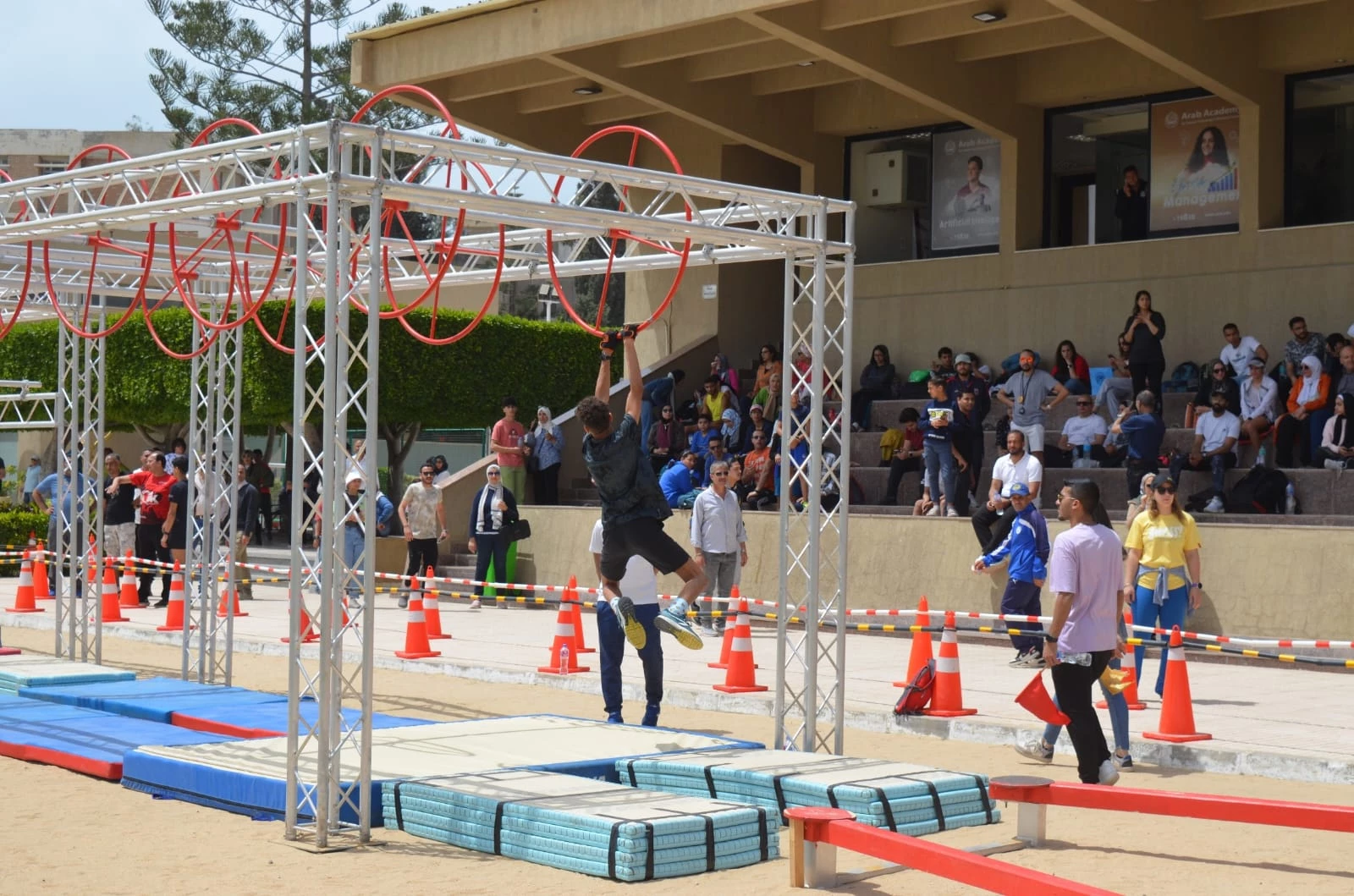 The Academy organized the events of the Modern Pentathlon Championship (Under 19 years of age)at the main branch in Abu Qir4