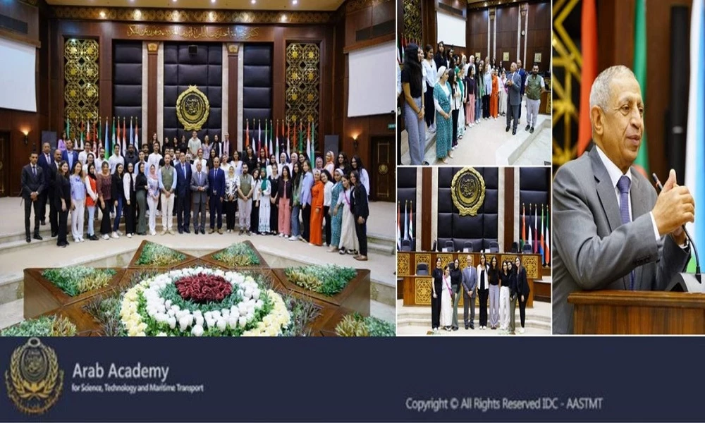 Opening the summer training camp for the students of the League of Arab States for the year 2023 at the headquarters of the Arab Academy for Science, Technology and Maritime Transport from 7/21/2023 to 7/25/2023.3