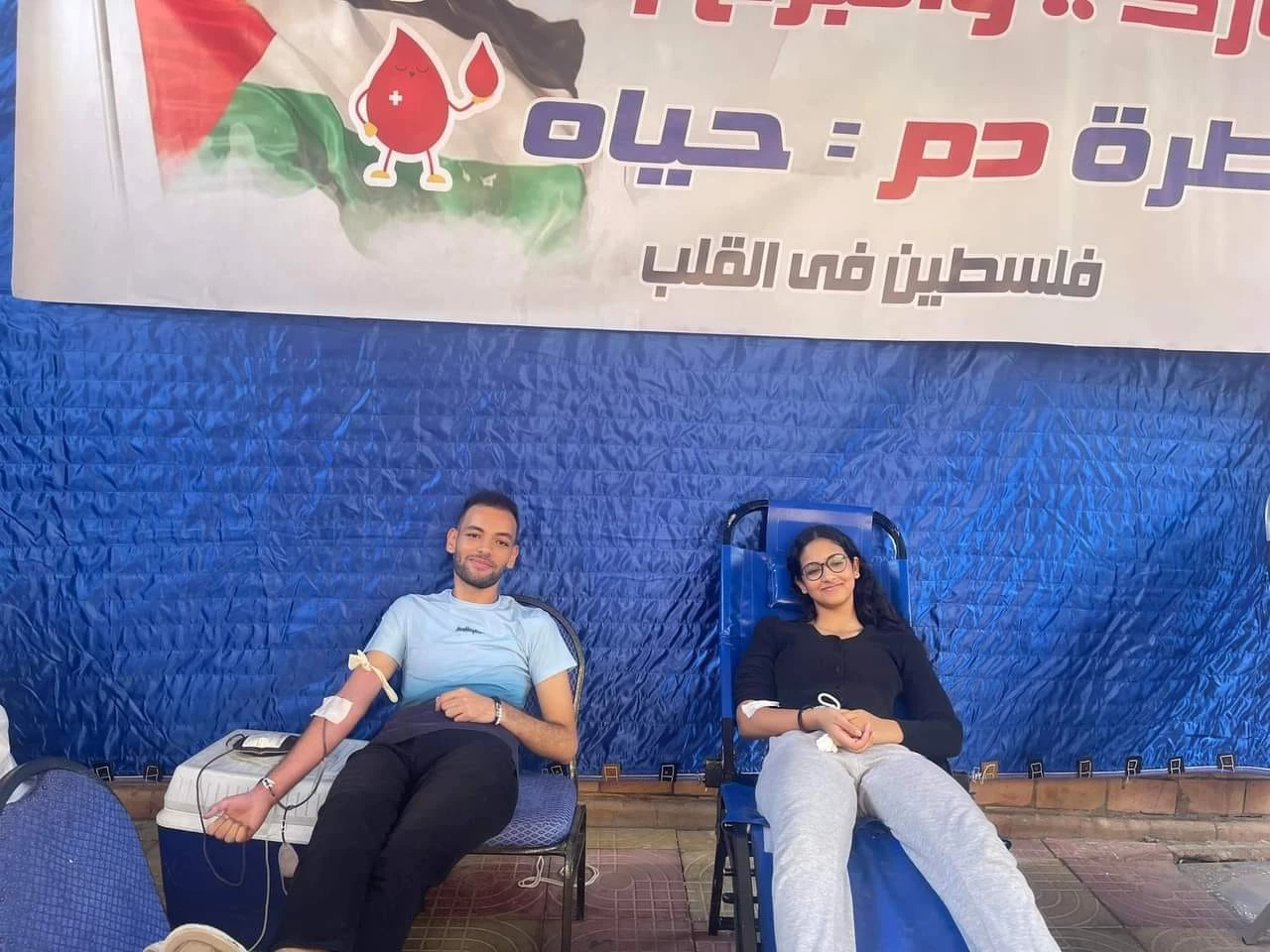 The Department of Cultural and Social Activity in Miami organized a blood donation campaign in support of our brothers in Gaza for three days on: 10/30/20233