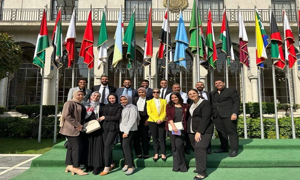 The Department of Cultural and Social Activity organized the participation of students from the Academy’s Alexandria, Port Said, and South Valley branches in the Civil Society and Food Security Forum and the Arab Youth and Food Security Forum, which was held on 10/25/24/2023 at the headquarters of the General Secretariat of the League of Arab States in Cairo.2