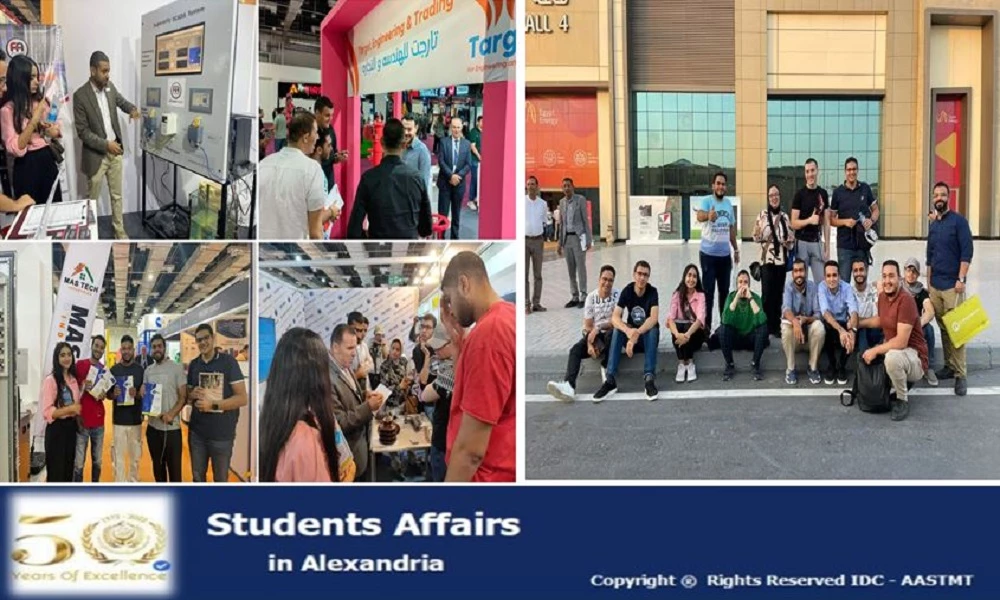The Department of Cultural and Social Activity in Abu Qir organized a scientific trip for students, in cooperation with the Department of Electricity and Control, to the ENERGY EGYPT exhibition at the fairgrounds on 10/31/2023.7