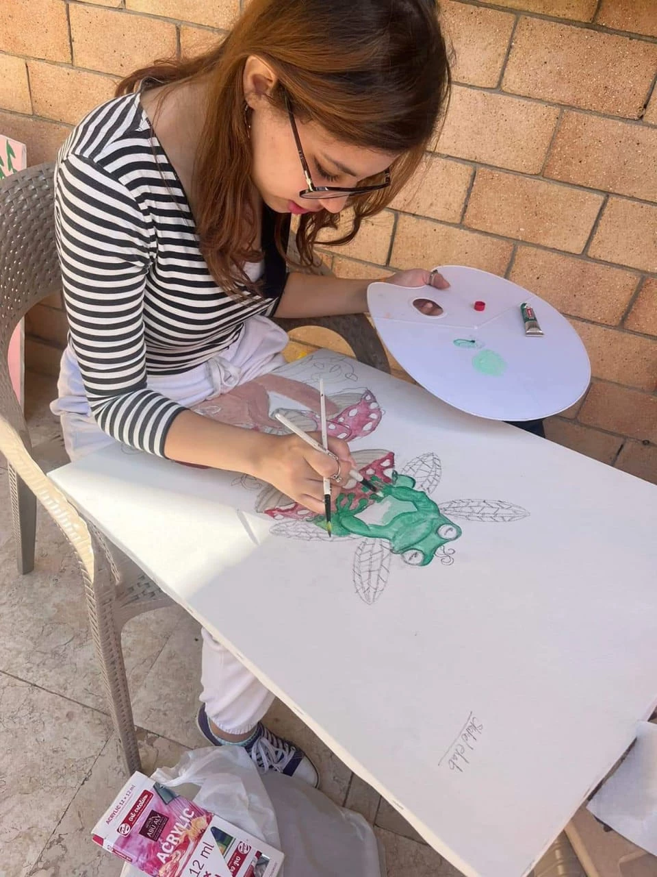 The Department of Cultural and Social Activity in Miami organized a wood painting workshop from Wednesday, 10/25/2023 until Thursday, 10/26/2023.10