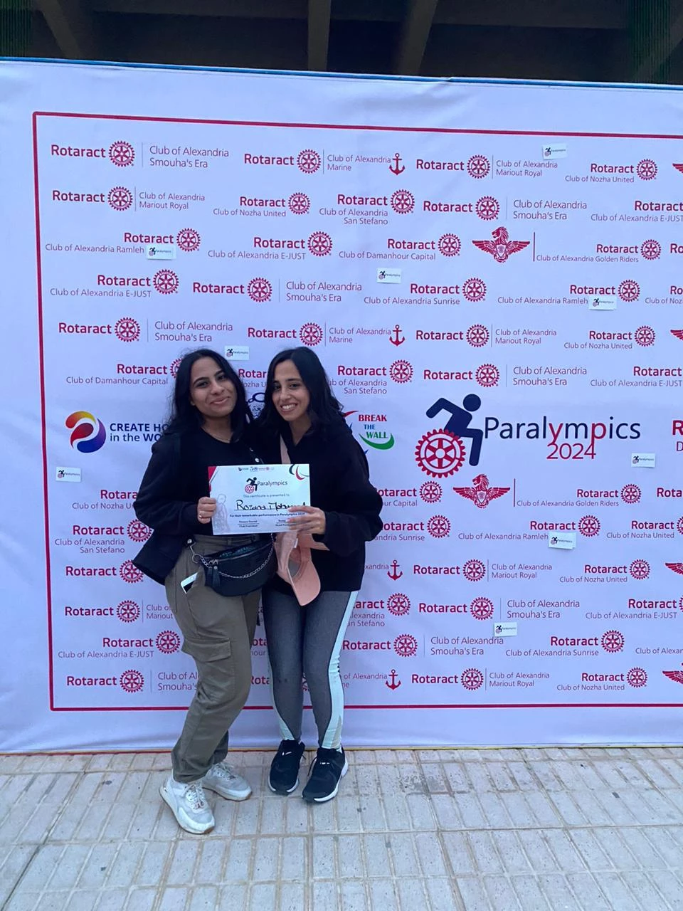 The Rotaract AASTMT family organized the Paralympic Games competition at the Abu Qir Academy Stadiums on: 3/3/20249