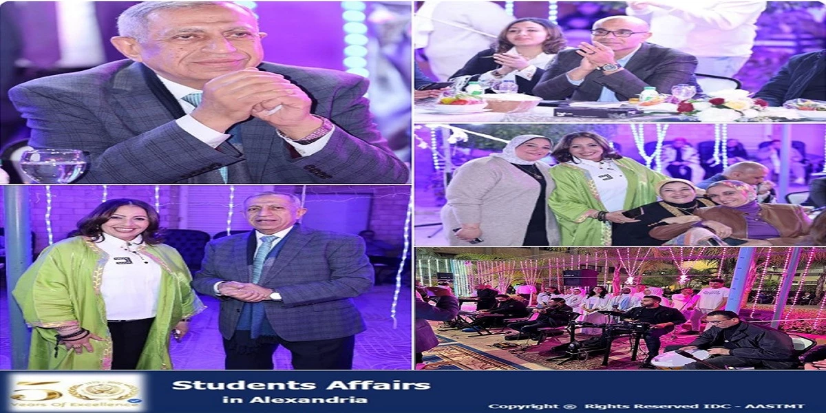 His Excellency Professor Dr. Ismail Abdel Ghaffar Ismail Farag, President of the Academy, witnessed the annual suhoor celebration with the student unions at the Academy’s headquarters in Miami, under the supervision and organization of the Deanship of Student Affairs in Alexandria 3/27/202410