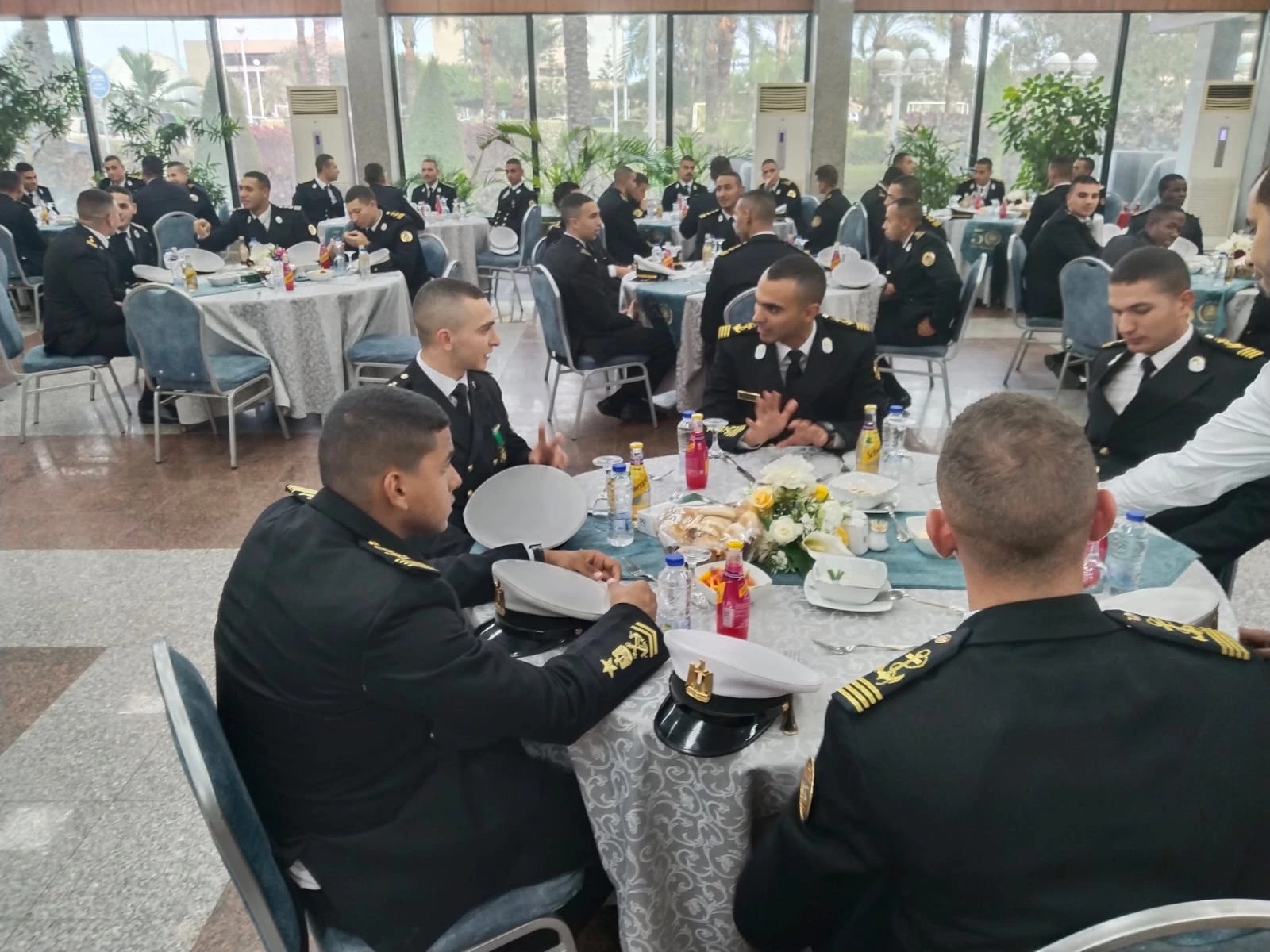 Meeting with military student8