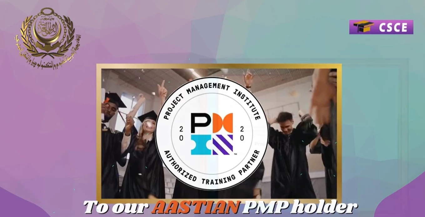 Congratulations for AAST IAN trainees who got accredited from PMI