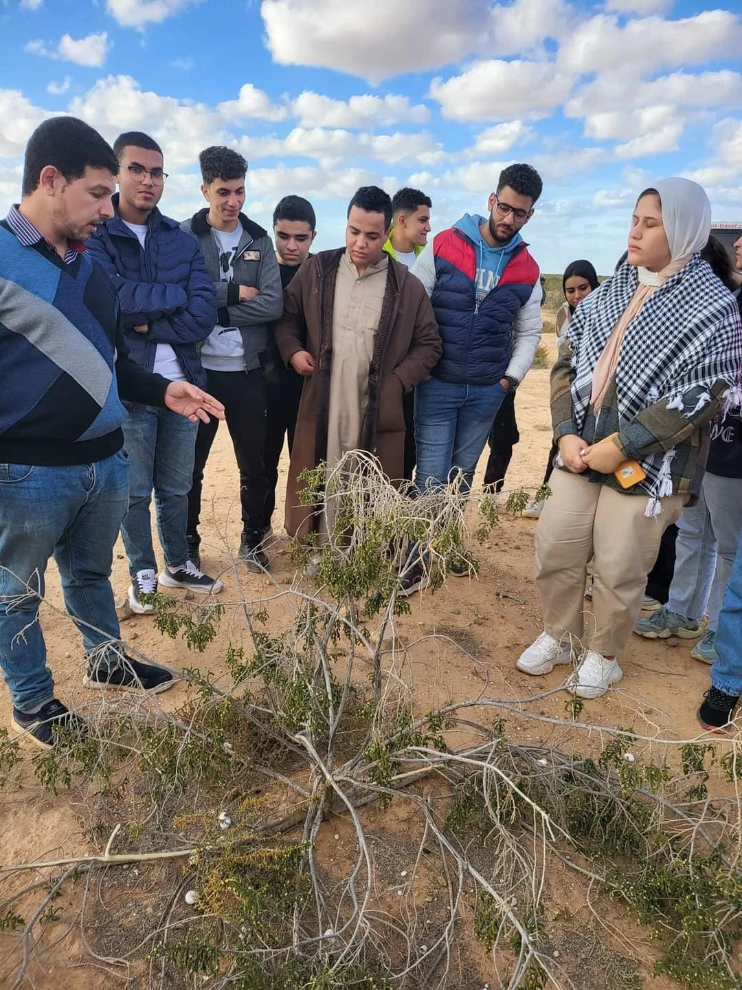Recreational scientific visit for students of the Faculty of Pharmacy Alamein branch  to a plant farm in Dabaa.3